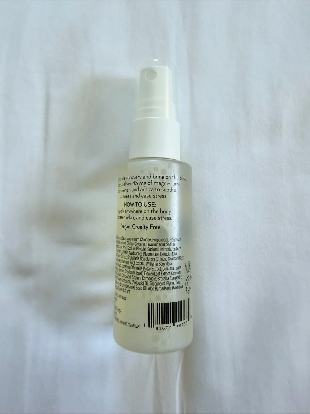 Alo Wellness new System Magnesium Reset Spray 1.7 oz 50ml Valerian Arnica